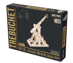 Model katapulty - drewniane mechaniczne puzzle 3D