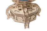 Globus - drewniane, mechaniczne puzzle 3D