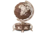 Globus - drewniane, mechaniczne puzzle 3D