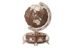 Globus - drewniane, mechaniczne puzzle 3D