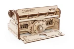 Maszyna do pisania - drewniane, mechaniczne puzzle 3D
