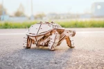 Drewniana figurka Żółw- mechaniczne puzzle 3d