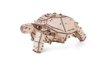 Drewniana figurka Żółw- mechaniczne puzzle 3d