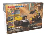 Klocki konstrukcyjne - zestaw dwóch pojazdów budowlanych Liebherr - dla dzieci od lat 7