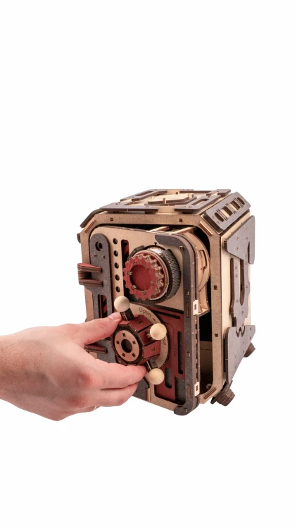 Drewniany Model Mechaniczny Puzzle 3D – Sejf 2.0 Ugears