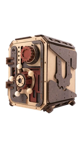 Drewniany Model Mechaniczny Puzzle 3D – Sejf 2.0 Ugears