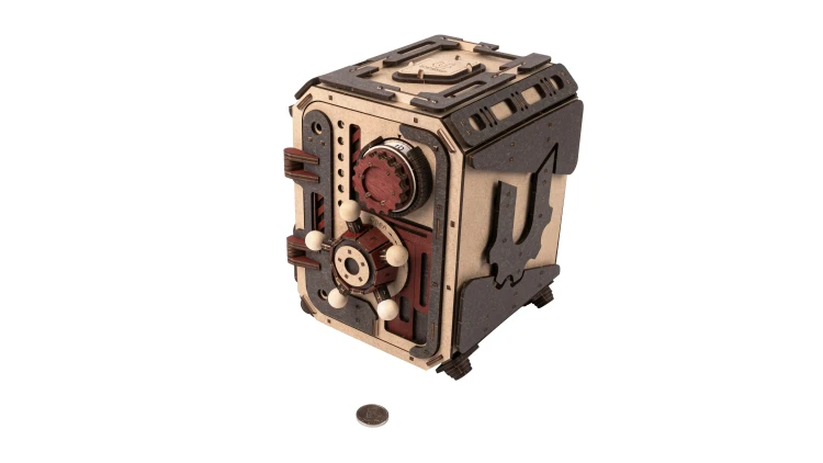 Drewniany Model Mechaniczny Puzzle 3D – Sejf 2.0 Ugears