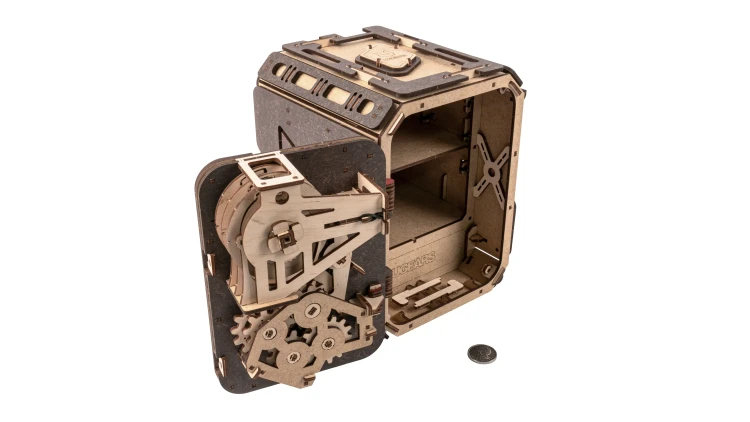 Drewniany Model Mechaniczny Puzzle 3D – Sejf 2.0 Ugears