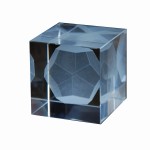 Przycisk do papieru "dodekaedr"